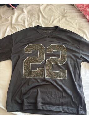 Hollister Black Mesh Baggy Fit Tee